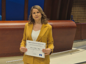 Новинарки РТС-а Вишњи Вишњић Милић награда за новинарску изузетност Савета Европе