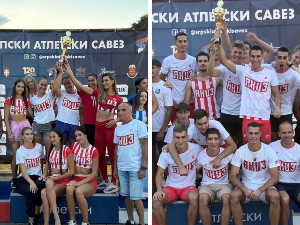 Дупла круна за АК Црвена звезда на екипном првенству Србије