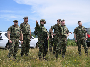 Мојсиловић обишао снаге Војске Србије у Копненој зони безбедности: Задовољан сарадњом са Кфором