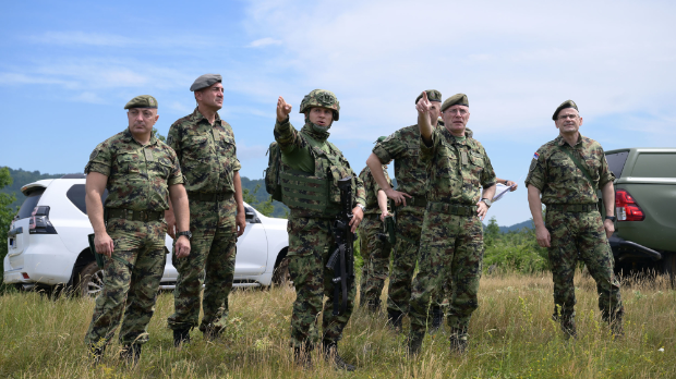 Мојсиловић обишао снаге Војске Србије у Копненој зони безбедности: Задовољан сарадњом са Кфором