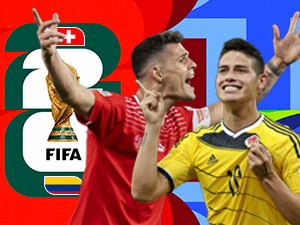 Швајцарска и Колумбија за четвртфинале Мундијала (РТС 1, 22.00)