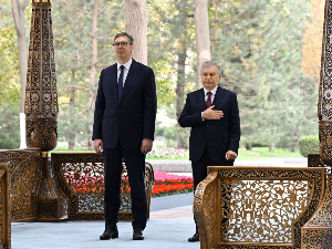 Председник Узбекистана у дводневној посети Србији