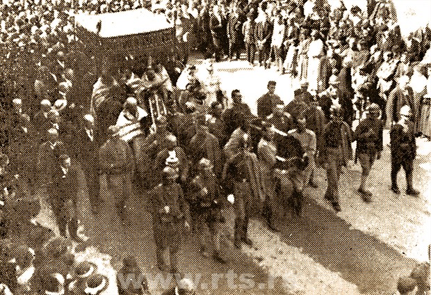 Преношење моштију Стефана Првовенчаног из Острога у Студеницу 1919. године