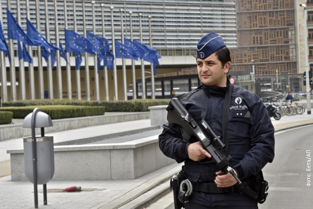 Policija patrolira kod institucija EU u Briselu