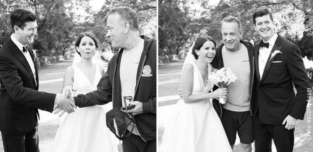 Henks sa iznenađenim mladencima Henks sa iznenađenim mladencima