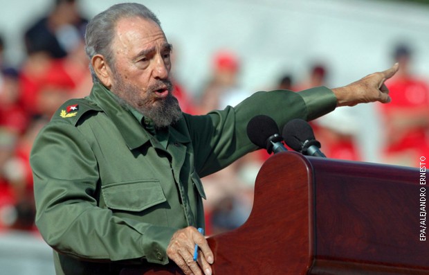 Говор Фидела Кастра на Тргу револуције у Хавани 2006. 
