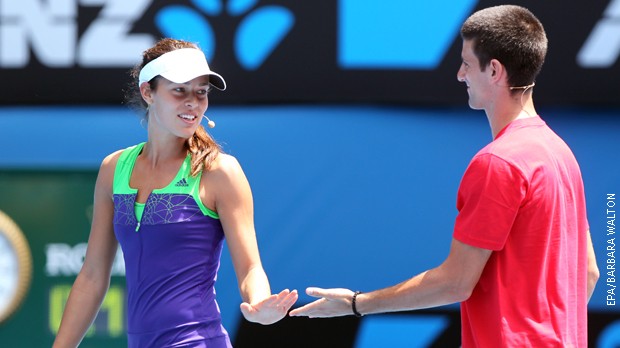 Ana Ivanović i Novak Đoković