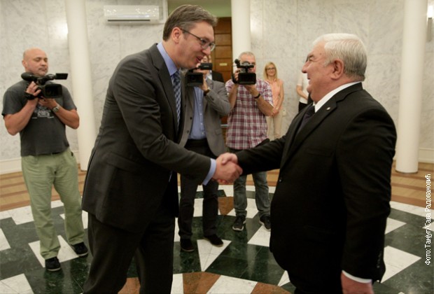 Vučić sa Jurijem Hačutarovom