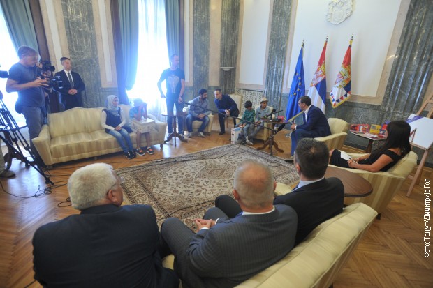 Vučić ugostio porodicu Nuri