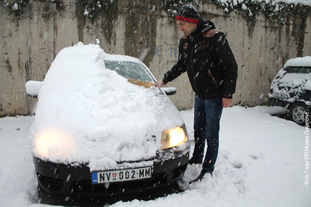 Sneg u Novoj Varoši 