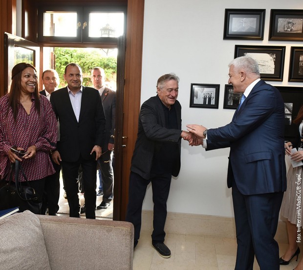 Čuveni glumac se sastao i sa crnogorskim premijerom Duškom Markovićem