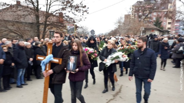 Испраћај Оливера Ивановића за Београд