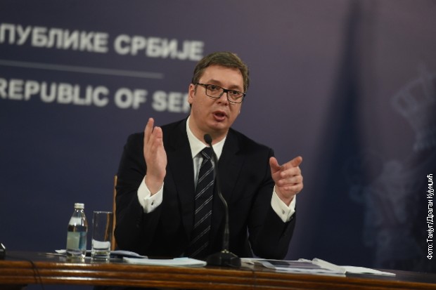 Predsednik Srbije Aleksandar Vučić