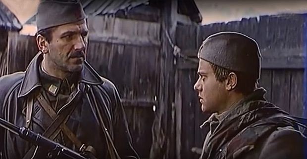 Bata Živojinović i Kole Angelovski u filmu Bata Živojinović i Kole Angelovski u filmu