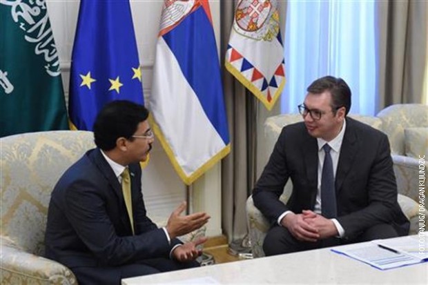 Sastanak predsednika Srbije i ambasadora Saudijske Arabije