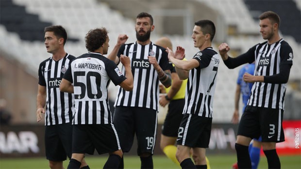 Slavlje fudbalera Partizana