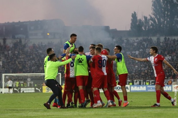 Slavlje fudbalera Vojvodine