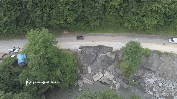 Oštećena putna infrastruktura u opštini Ivanjica Oštećena putna infrastruktura u opštini Ivanjica