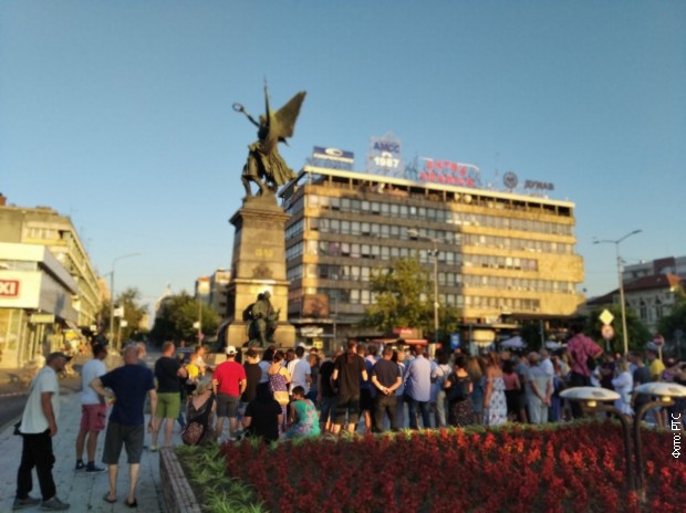 Пртест у Крушевцу Пртест у Крушевцу