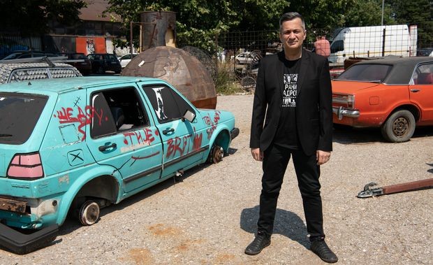 Марко Ниваковић, аутор и уредник серијала ''Рани Кадрови'' на снимању