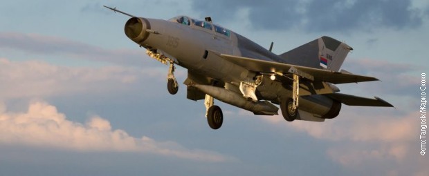 Jedini MiG-21 koji je trenutno bio aktivan u RV i PVO VS Jedini MiG-21 koji je trenutno bio aktivan u RV i PVO VS