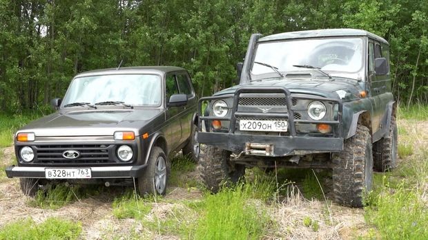 Лада Нива против УАЗ-а Хантер