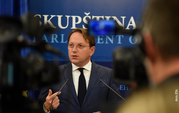 Evropski komesar za proširenje Oliver Varheji
