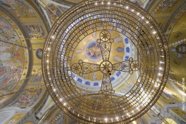 Velelepni mozaik u Hramu Svetog Save sada vidljiv u punoj lepoti