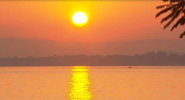Zalazak Sunca na Dunavu