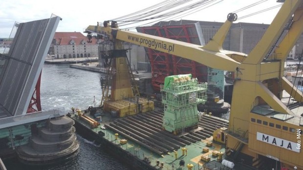 Probni motor na putu za Kopenhagen
