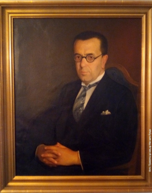 dr Petar Rundo, portret uradio Ismet Mujezinović 1934.g.