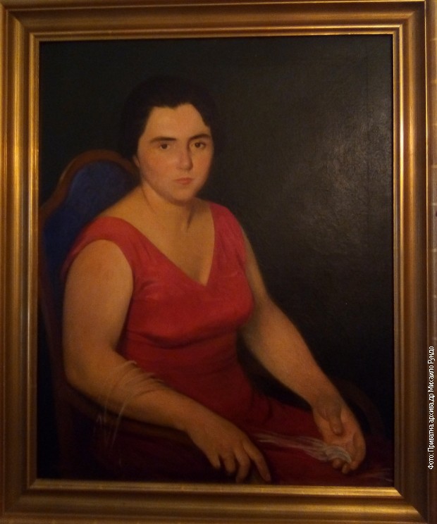 Ljubica Rundo, portret uradio Ismet Mujezinović 1934. g.