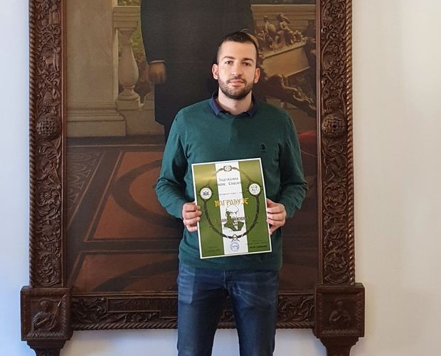 Вукан Ивановић, најбољи дипломирани студент Медицинског факултета