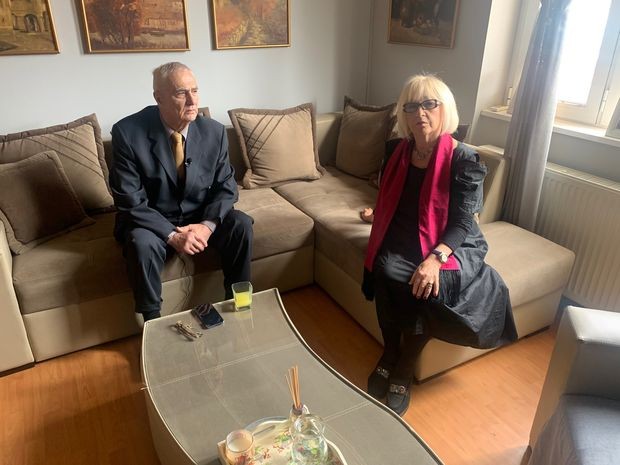 Драгиша Блануша и Мира Адања Полак