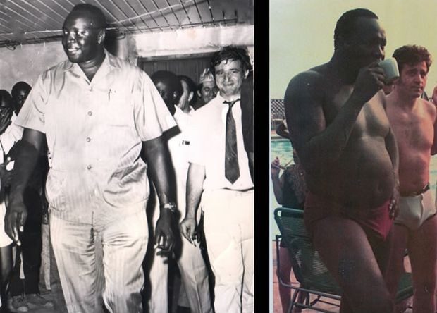Diktator Idi Amin i Milutin Popović Zahar Diktator Idi Amin i Milutin Popović Zahar