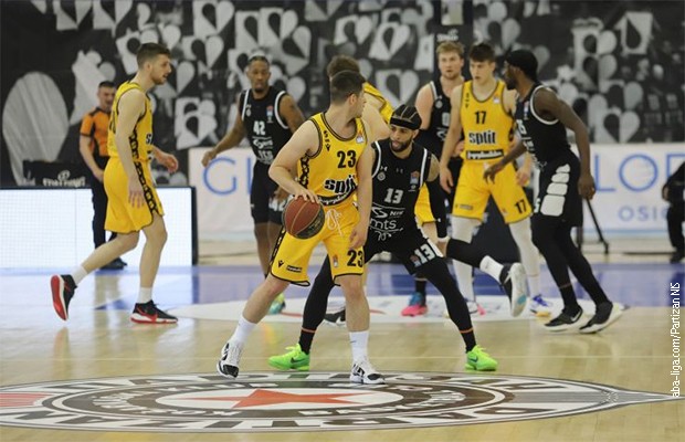 Sa meča između Partizana i Splita