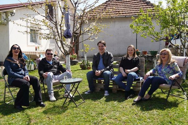 Žarko Stevanović sa porodicom