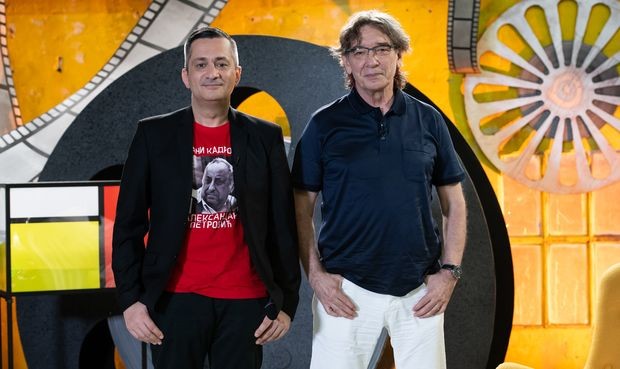 Марко Новаковић и професор Дарко Бајић