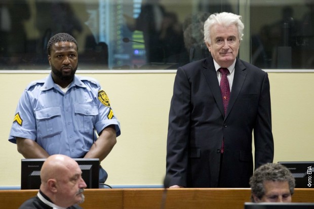 Radovan Karadžić u sudnici Tribunala u Hagu