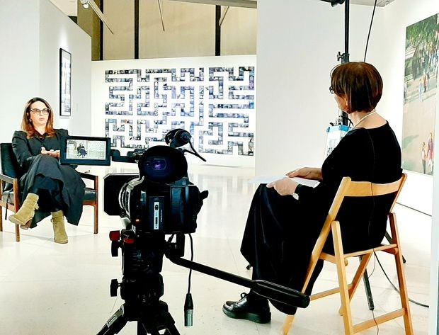 Наташа и Оливера на снимању