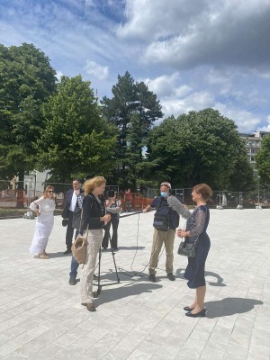 Проф. др мед. Надежда Басара на снимању 