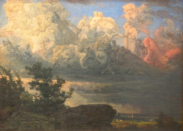 Урош Предић: Визија у облацима (1878)