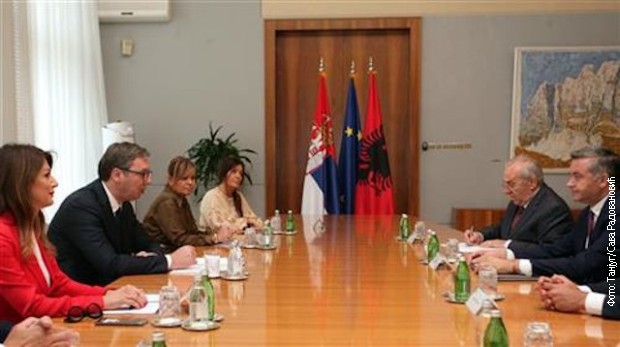 Vučić sa ministrom turizma Albanije: Postoje neiskorišćeni, a veliki potencijali Vučić sa ministrom turizma Albanije: Postoje neiskorišćeni, a veliki potencijali