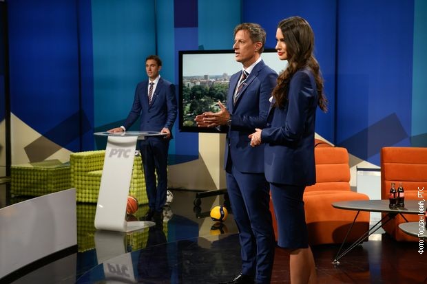 Olimpijsko popodne, Stefan Popović, Dragana Kosjerina i Aleksandar Stojanović Olimpijsko popodne, Stefan Popović, Dragana Kosjerina i Aleksandar Stojanović
