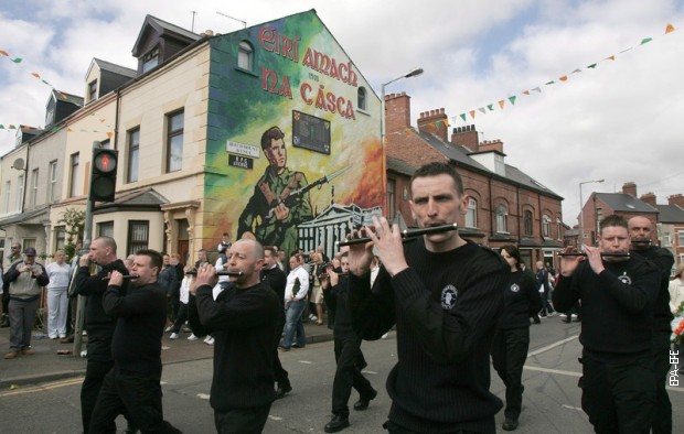 Obeležavanje stogodišnjice irskog Uskršnjeg ustanka protiv britanske vlasti, Belfast 2006.
