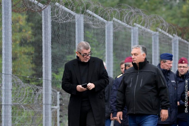 Orban sa češkim premijerom Babišem na mađarsko-srpskoj granici Orban sa češkim premijerom Babišem na mađarsko-srpskoj granici