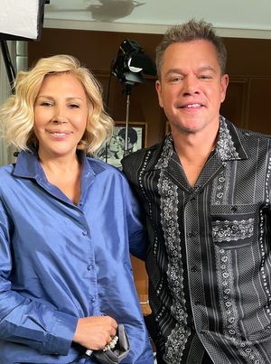 Сандра Перовић и Мет Дејмон