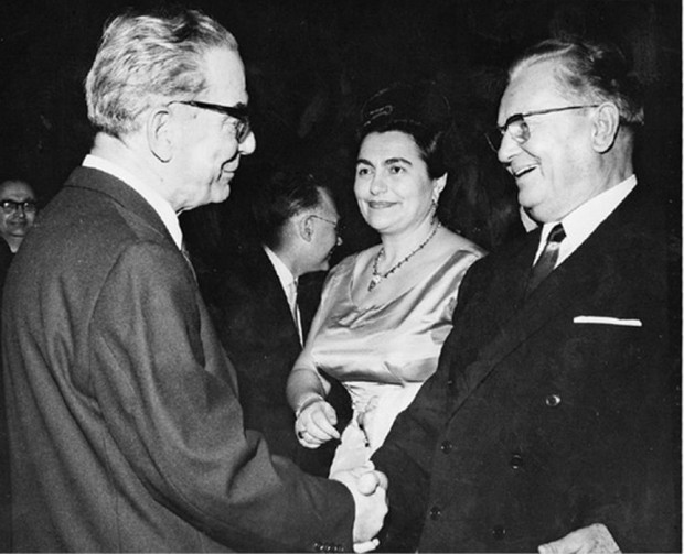 На пријему 9. новембра 1961.