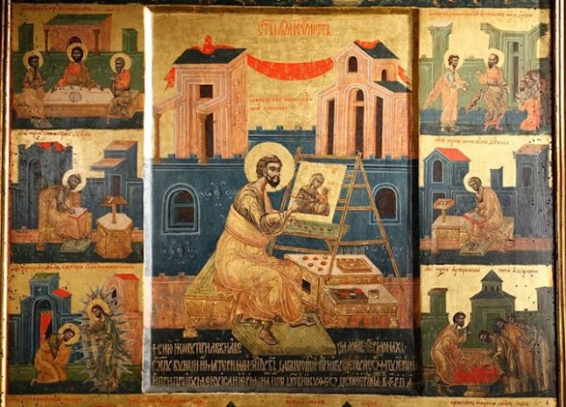 Житијска икона Светог Луке из Манастира Морача 
