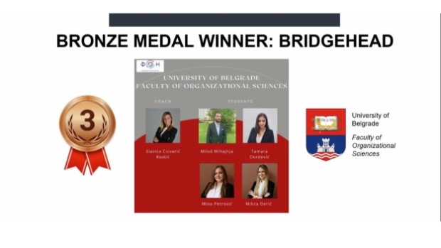 Studenti FON-a osvojili bronzanu medalju na svetskom takmičenju u rešavanju studije slučaja